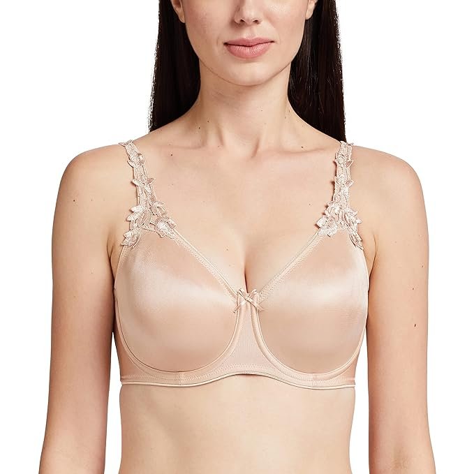 Triumph International Women's Synthetic Non-Padded Wire Free Full Coverage Bra