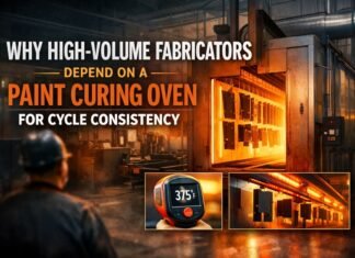 Why High-Volume Fabricators Depend on a Paint Curing Oven for Cycle Consistency