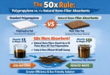 Polypropylene vs Natural Nano-Fiber Absorbents: The 50x Rule Comparison