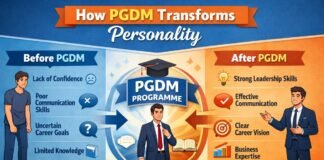 How PGDM transforms personality through leadership, communication, and professional development