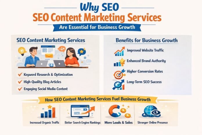 SEO Content Marketing Services driving organic traffic and qualified leads for business growth