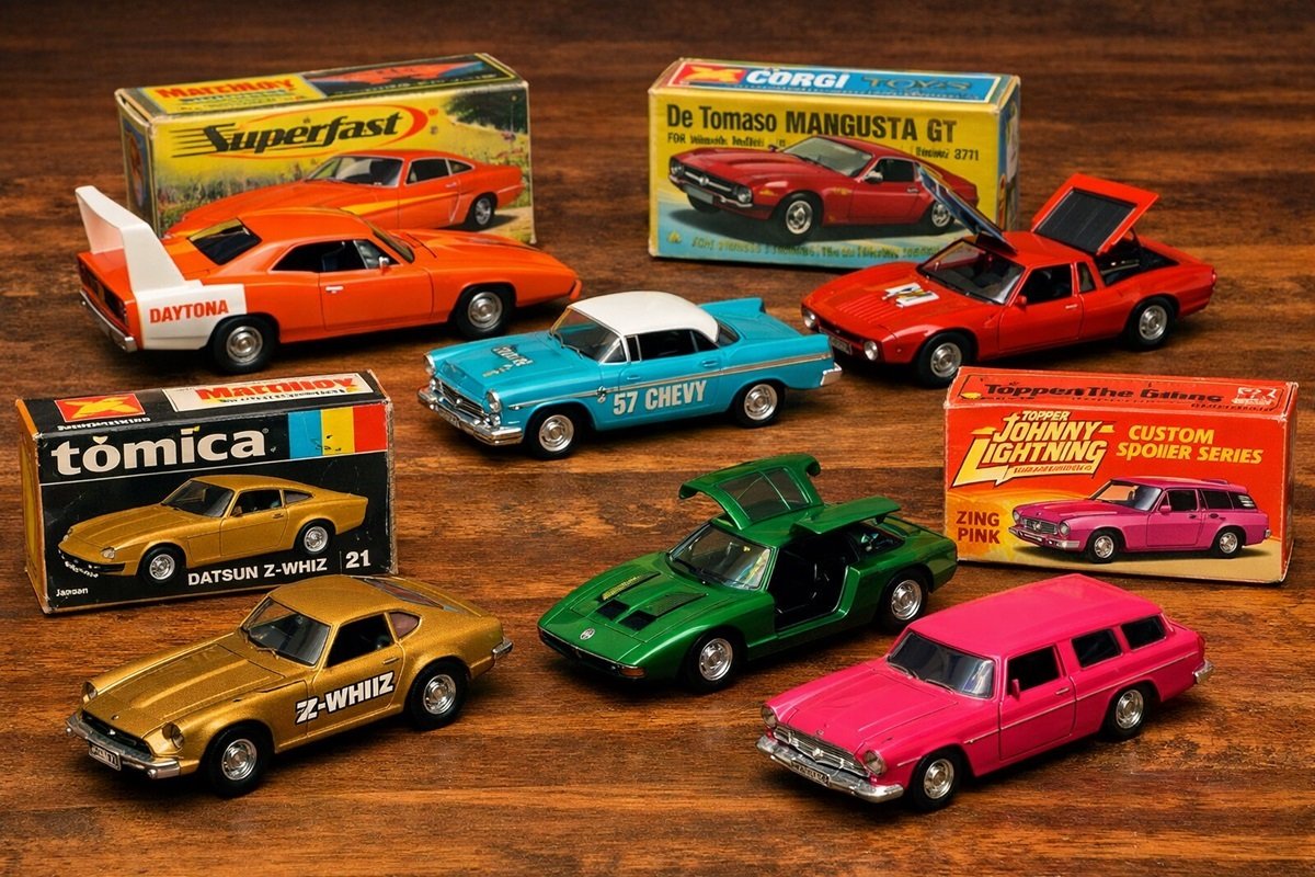 Top 10 rare cars die cast toys collection featuring Hot Wheels and Matchbox models
