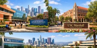 Top business schools campuses in Los Angeles California