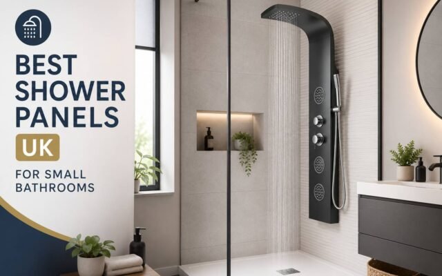 Best PVC shower panels installed in a modern small bathroom in the UK