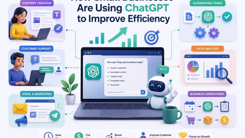 Small businesses using ChatGPT to improve productivity and automate daily business tasks